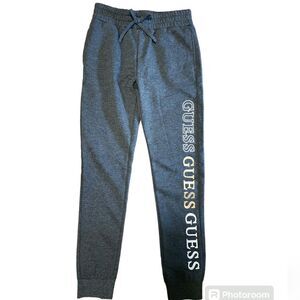 Boys grey Guess joggers
